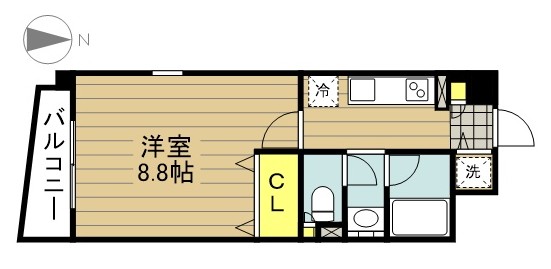 プレスティージュ 101号室 間取り