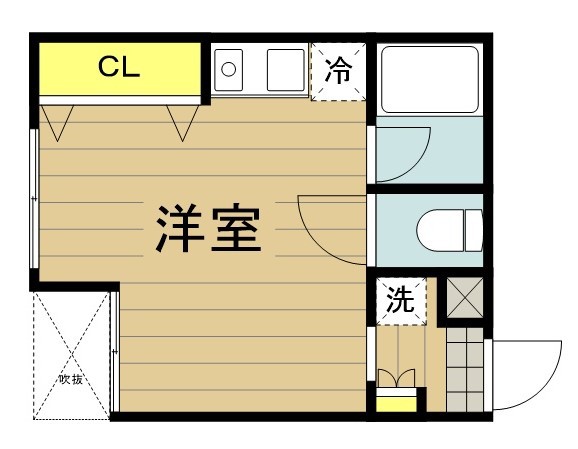 レジナス蕨 102号室 間取り