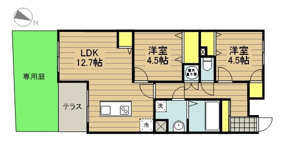 ライオンズマンション武蔵浦和第５ 102号室 間取り