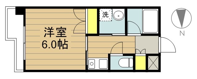 プルメリア北戸田 205号室 間取り