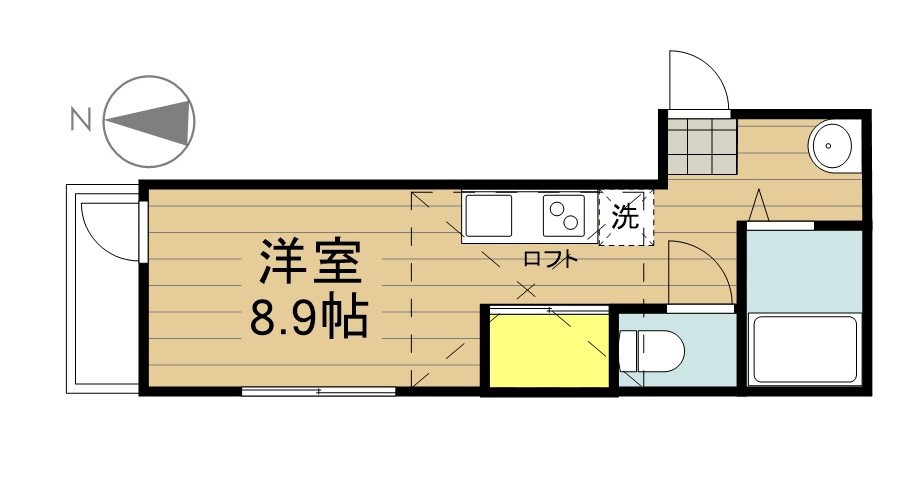 エスコート戸田公園 201号室 間取り