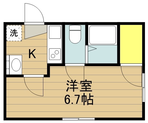 エスコート戸田公園 102号室 間取り