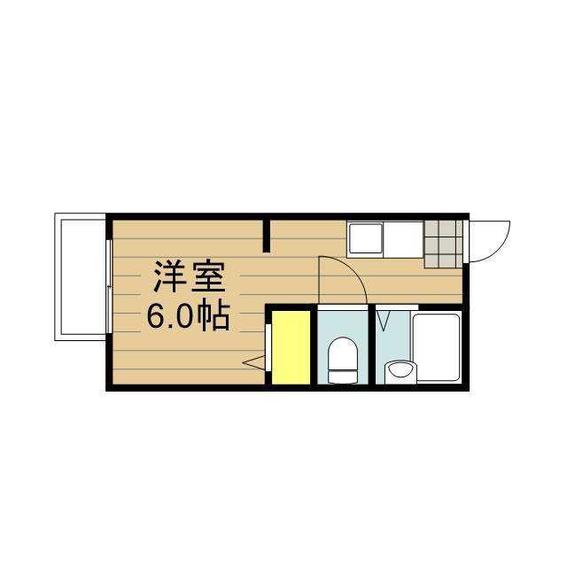 碧ハイツ 202号室 間取り