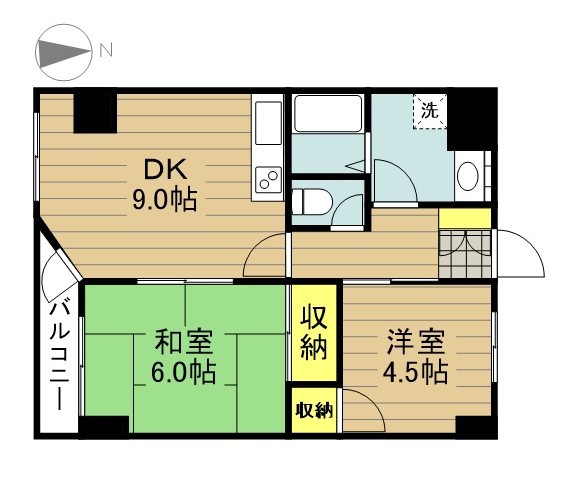 パークシティ曽根 501号室 間取り