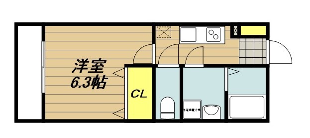 フローラ戸田公園 204号室 間取り
