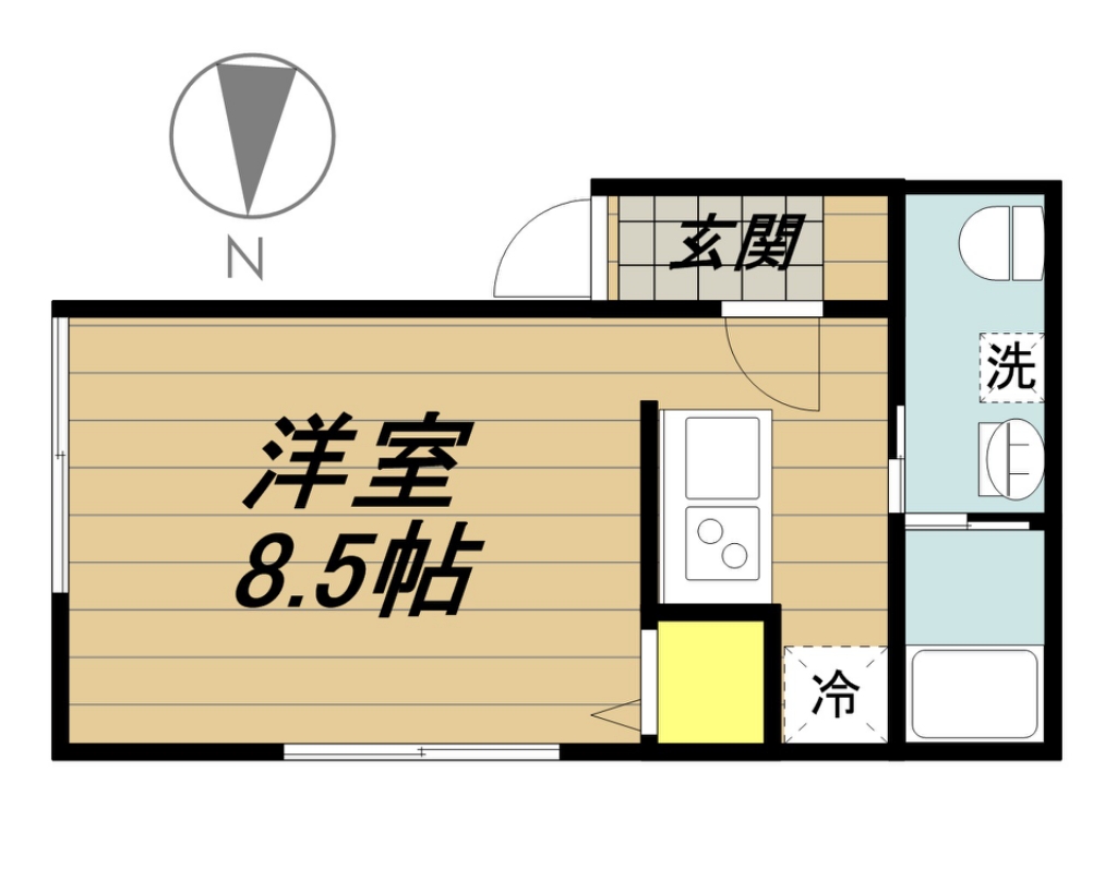 ハピネス戸田公園 301号室 間取り