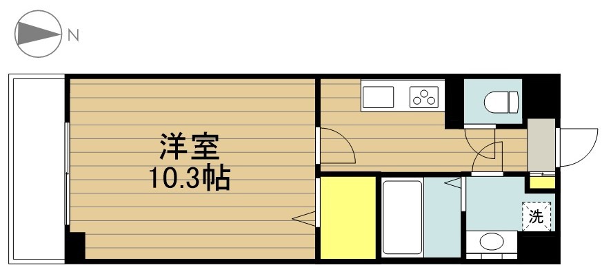 エスポワールＹＭ 607号室 間取り