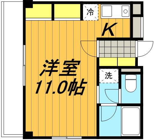 ブルームライフ戸田公園 211号室 間取り