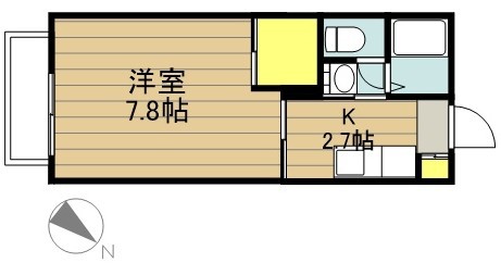 ハイム・ガーツラントＢ 203号室 間取り