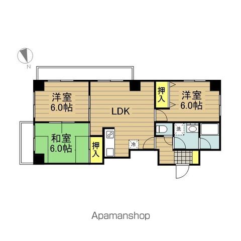 コーポブリッヂ３ 間取り