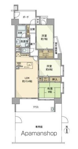 グランシエロ北戸田 間取り