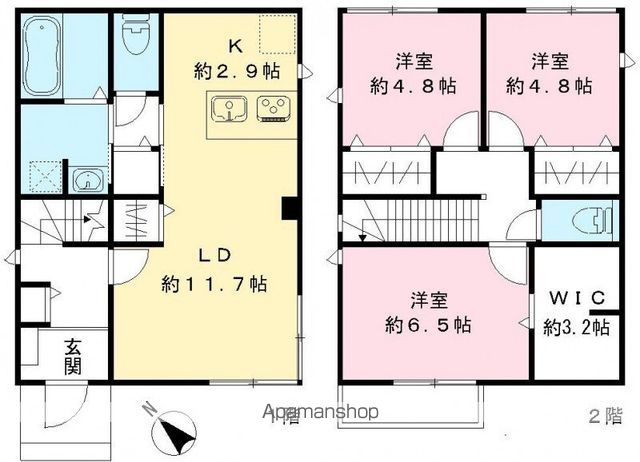 戸田市氷川町３丁目戸建　Ｂ棟 間取り