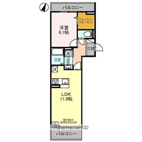 ノーブルヴィラ錦町Ｉ 間取り
