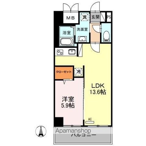 ハック北戸田クレシア 間取り
