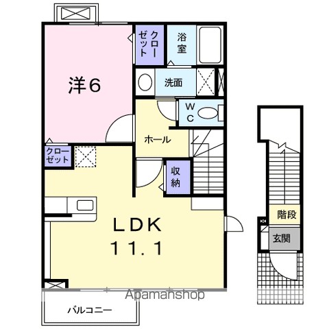 ジュネス東Ⅱ 間取り