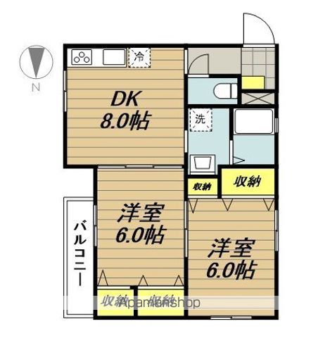 ＬＭハイツ 間取り