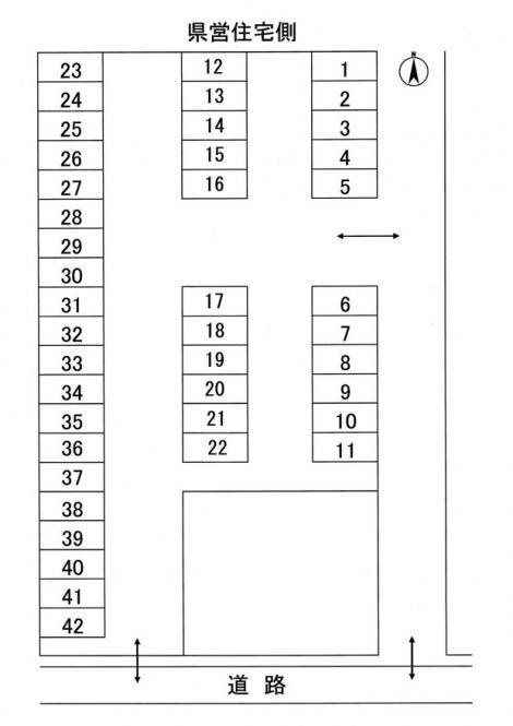 松波3丁目パーキング 間取り