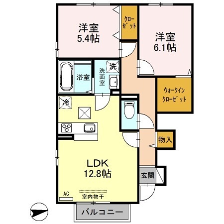 シュエットフルール  間取り