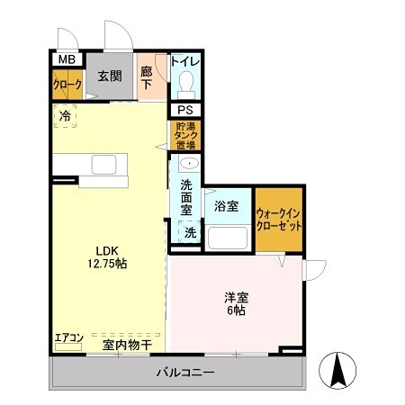 D-RoomSK Ⅰ  間取り