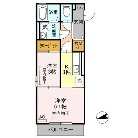 サンシャトー  間取り
