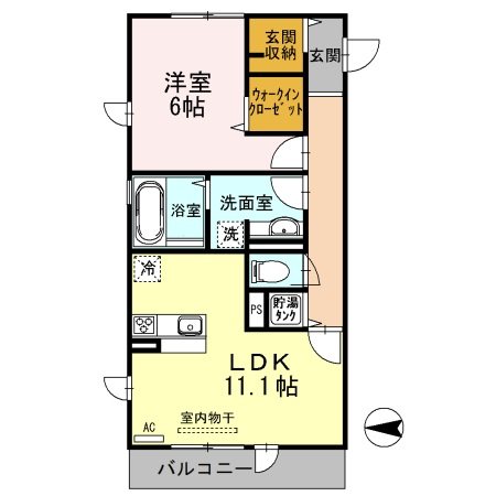D-RoomSK Ⅲ  間取り
