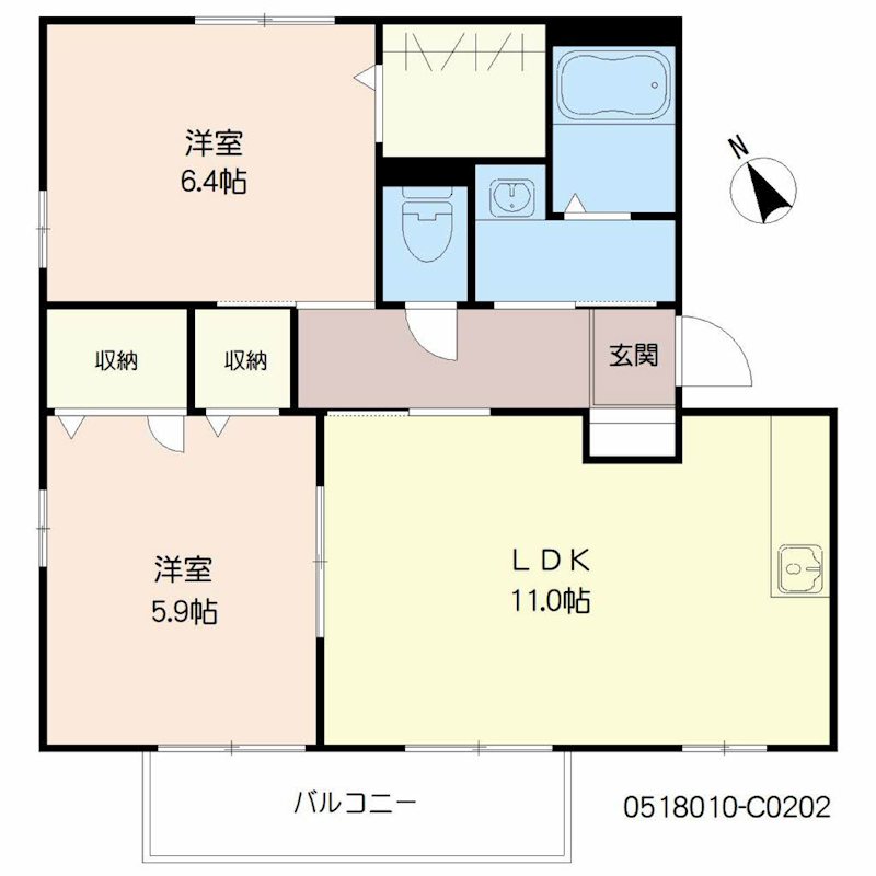 アーナリ３番館 間取り