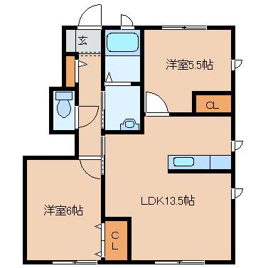 シャーメゾン本郷A 間取り
