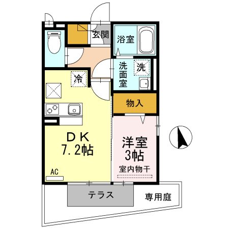 エスポワール夢A棟 間取り