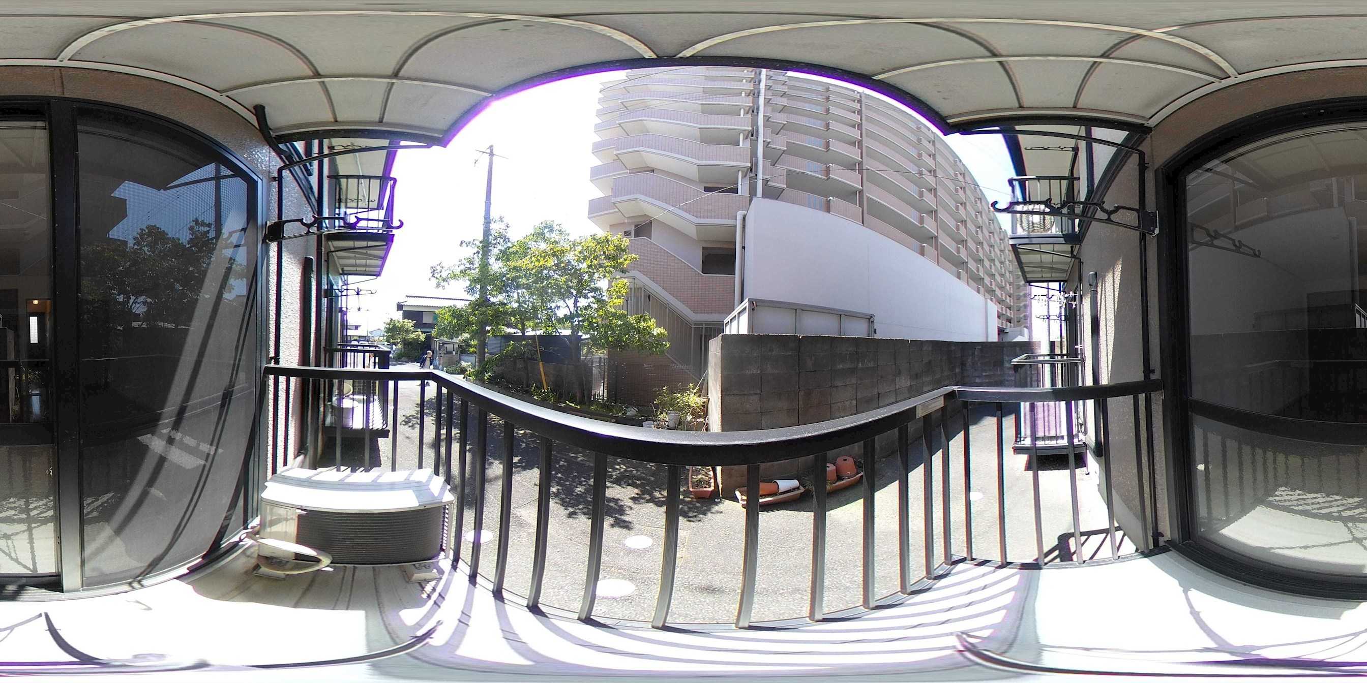 セジュール小郡駅前 ベランダ
