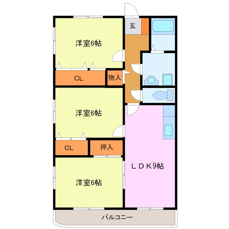 エスポワール南 間取り
