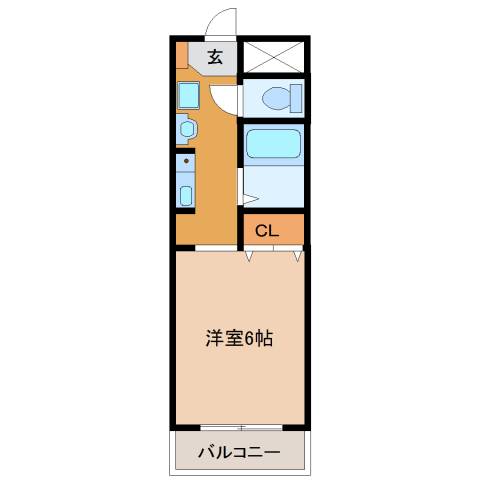大保ハイツB棟 間取り