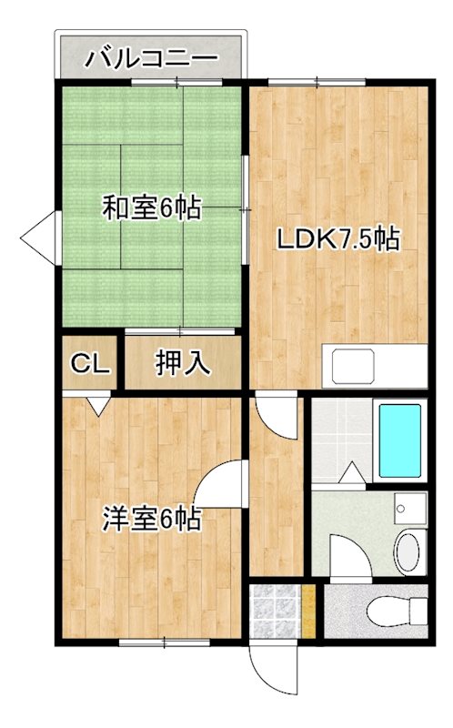 ハイツエトワールB棟 間取り