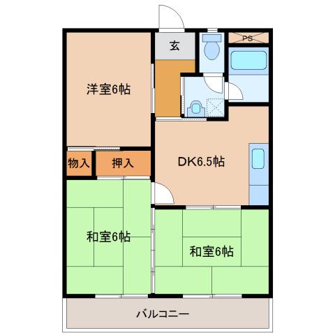 シャトー深町 間取り