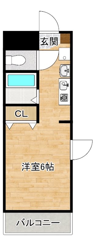 大保ハイツB棟 間取り