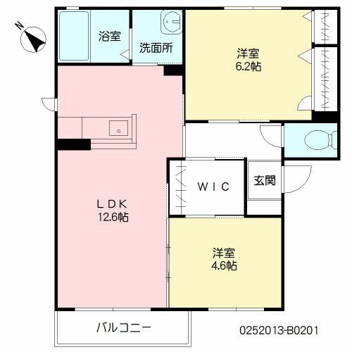 ステラコートＢ棟 間取り