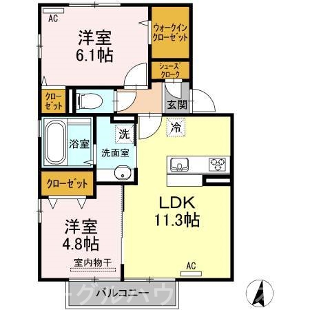 セジュール吉井 間取り