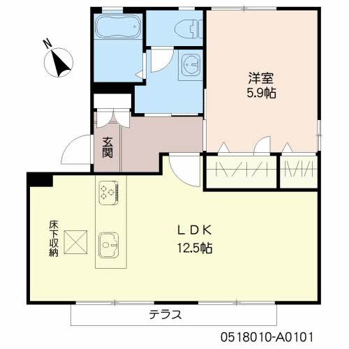 アーナリ1番館 間取り