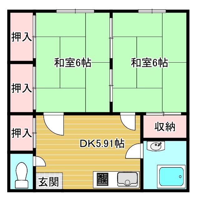 小川アパート 間取り