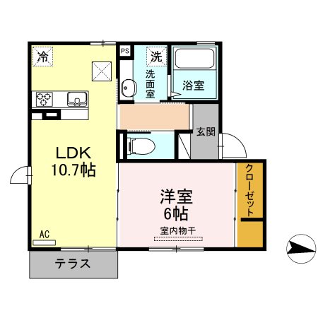 セジュール松泉Ⅱ 間取り