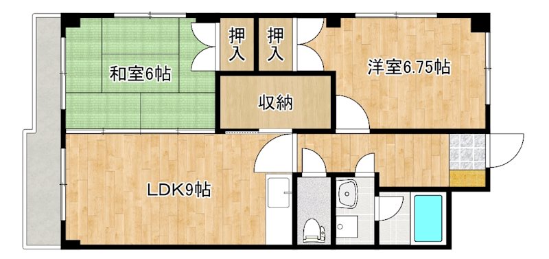 厚花第2ビル 間取り