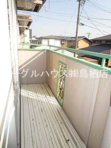 轟木ハイツB棟 ベランダ