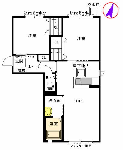 ガーデンヒル秋光Ａ 間取り