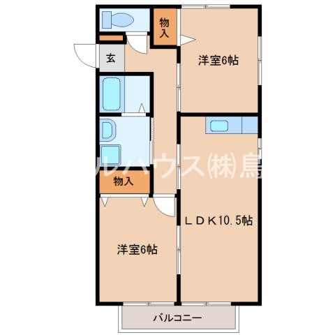 グロワールＢ棟 間取り