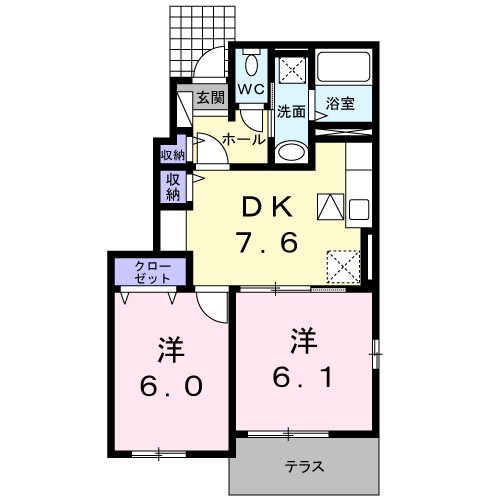 プロムナードＭ 間取り