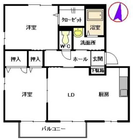 アーナリ３番館 間取り