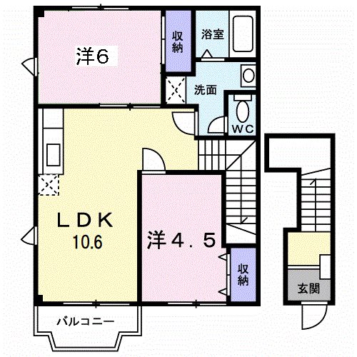 グレース後藤　Ⅱ 間取り