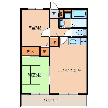 キャピタル大刀洗 間取り