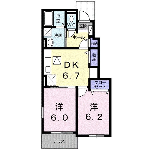 エトワール　Ｂ 間取り