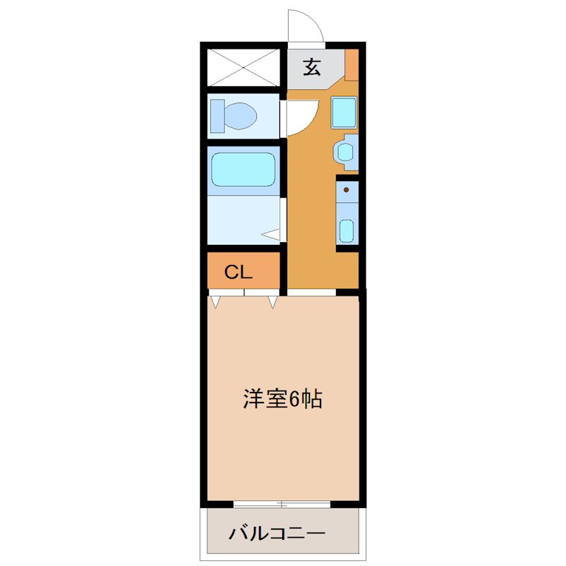 大保ハイツB棟 間取り