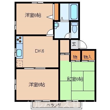 エクレールC棟 間取り